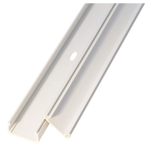 Perplas 02WH-6T Raceway Series 6' Cable with Adhesive Tape, Type 2, 1/4"x 5/8", White