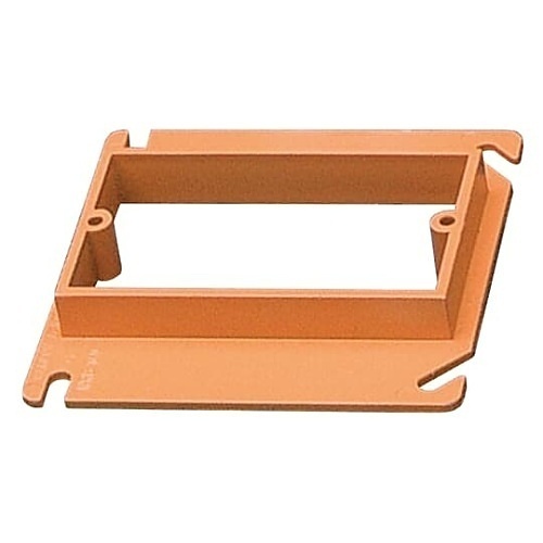 ABB SCA410 Non-Metallic PVC Mud Ring, 4"Lx4"W, 1/2" Raised