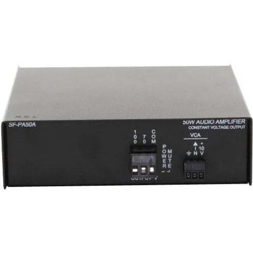 RDL SF-PA50A 50 Mono Audio Amplifier, Analog Input to 70V or 100V