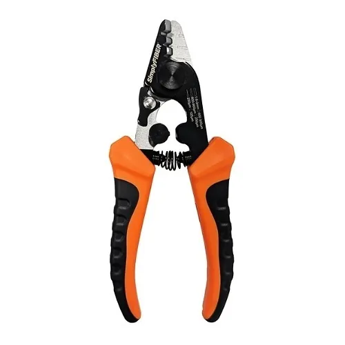 SimplyFIBER SF-S043 SimplyFIBER 3-Hole Fiber Stripper with Two Tone Handle, 6"