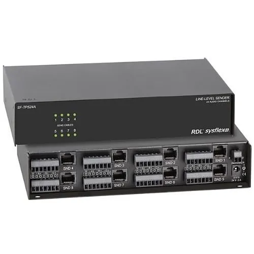 RDL SF-TPS24A Line-Level Sender, Separate Three-Pair Format-A Sender Sections