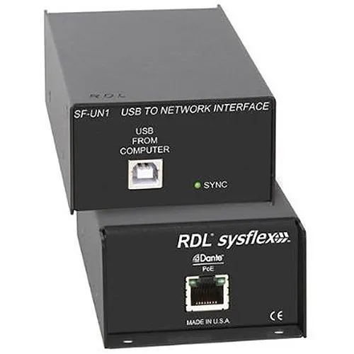 RDL SF-UN1 USB to Dante Network Interface