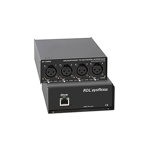 RDL SF-XMN4 Dante Microphone to Network Interface