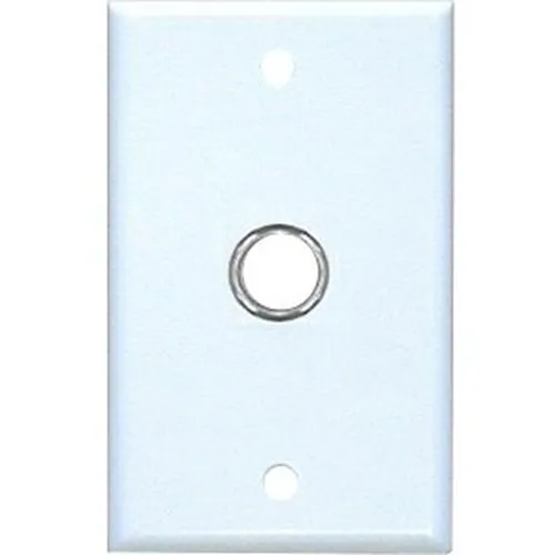 Alpha SF113 1-Gang Push Button Station, White Faceplate