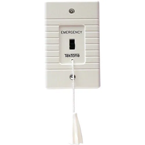TekTone SF117/2C Tek-CARE Emergency Switch, Pole, No LED, Compatible with IL178