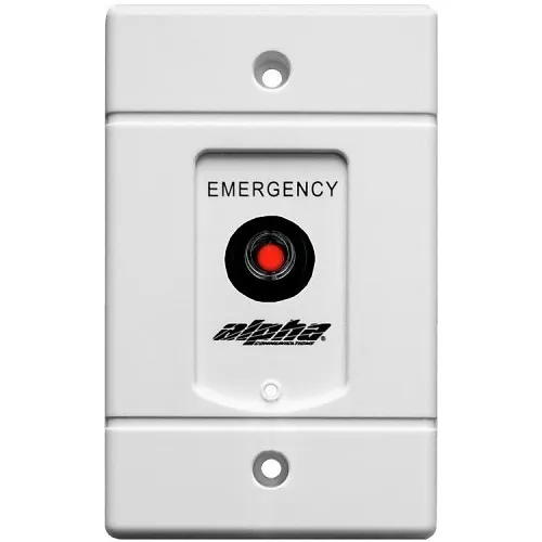Alpha SF154A2 Emergency Push Station, No Electric, 2-Contact