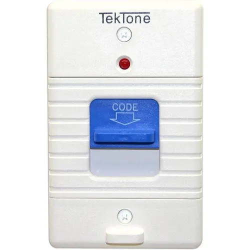 TekTone SF156B Nurse Call Systems Code Station, Flame Retardant, Plug-in Wiring Pigtail, 4.8"H 3.2"W 1.2"D