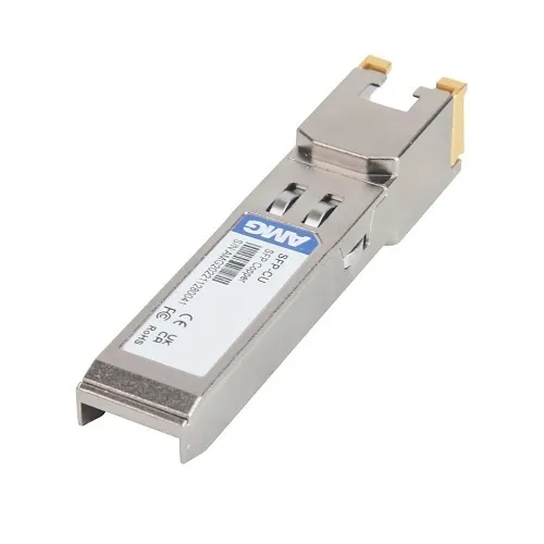 AMG Systems SFP-CU-2.5G Industrial High Speed 2.5Gb Ethernet SFP Copper, 100/1000/2.5GBASE-T RJ45 Port, 2.5GBASE-X SFP Interface, 100m