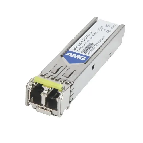 AMG Systems SFP-CW-1G-EX40-39 Industrial High Speed 1000Mb Ethernet SFP Singlemode CWDM, 1Gb, 2-Fiber, 40Km, LC Connectors, 1390nm