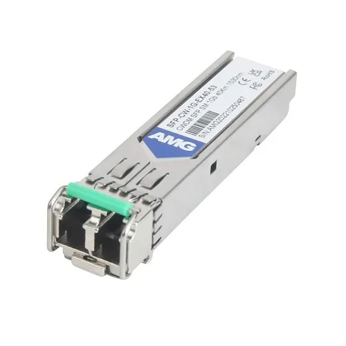 AMG Systems SFP-CW-1G-EX40-53 2-Fiber SFP Singlemode CWDM, LC Connectors, 1530nm, 1GB