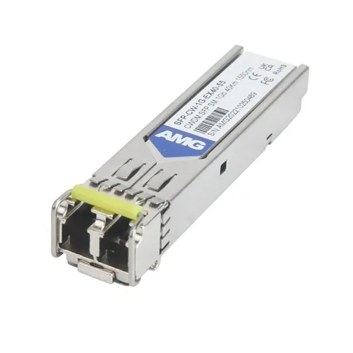 AMG Systems SFP-CW-1G-EX40-55 2-Fiber SFP Singlemode CWDM, LC Connectors, 1550nm, 1GB