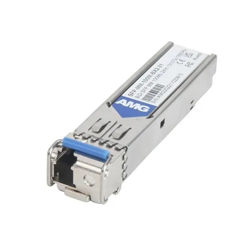 AMG Systems SFP-MM-100M-BX2-31 1-Fiber SFP Multimode, 100Mb, 2km, LC Connector, 1310nm Tx / 1550nm Rx