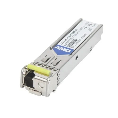 AMG Systems SFP-MM-100M-BX2-55 1-Fiber SFP Multimode, 100Mb, 2km, LC Connector, 1550nm Tx / 1310nm Rx