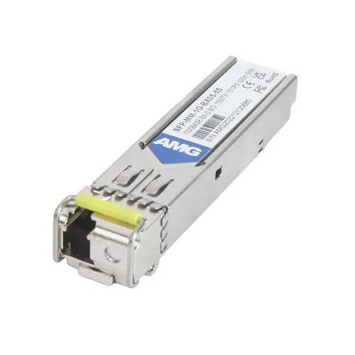 AMG Systems SFP-MM-1G-BX05-55 SFP Multimode Transceiver Module 1GB LC 1550nm Tx / 1310nm Rx, 500m