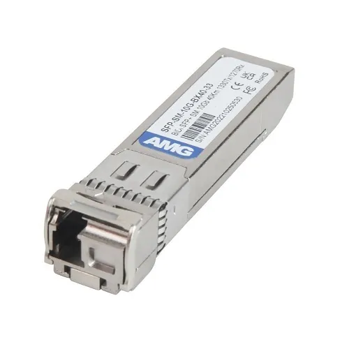 AMG Systems SFP-SM-10G-BX40-33 SFP+ Singlemode Transceiver Module 10Gb LC 1330nm Tx / 1270nm Rx, 40 km