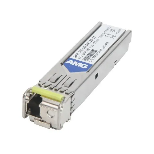 AMG Systems SFP-SM-1G-BX120-55 SFP Singlemode, LC Connector, 1550nm Tx / 1310nm Rx, 1Gb, 1-Fiber, 120Km