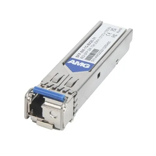 AMG Systems SFP-SM-1G-BX20-31 SFP Singlemode, LC Connector, 1310nm Tx / 1310nm Rx, 1Gb, 1-Fiber, 20Km