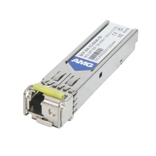 AMG Systems SFP-SM-1G-BX40-55 SFP Singlemode, LC Connector, 1550nm Tx / 1310nm Rx, 1Gb, 1-Fiber, 40Km
