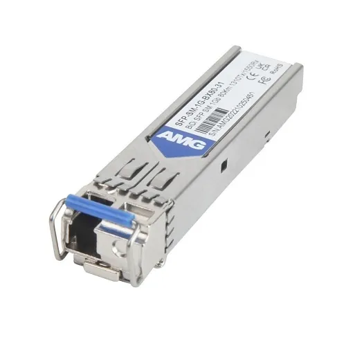 AMG Systems SFP-SM-1G-BX80-31 SFP Singlemode, LC Connector, 1310nm Tx / 1310nm Rx, 1Gb, 1-Fiber, 80Km