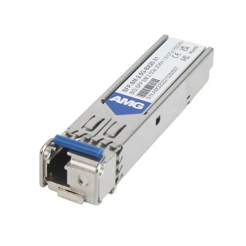 AMG Systems SFP-SM-2.5G-BX20-31 Singlemode, LC Connector, 1310nm Tx / 1310nm Rx, 2.5Gb, 1-Fiber, 20Km