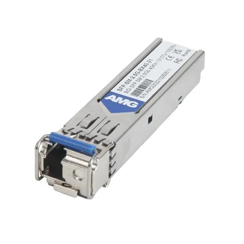 AMG Systems SFP-SM-2.5G-BX40-31 Singlemode, LC Connector, 1310nm Tx / 1310nm Rx, 2.5Gb, 1-Fiber, 40Km