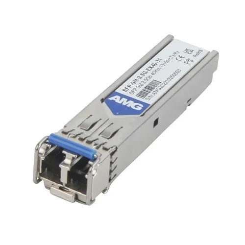 AMG Systems SFP-SM-2.5G-EX40-31 Singlemode, LC Connector, 1310nm Tx / 1310nm Rx, 2.5Gb, 1-Fiber, 40Km