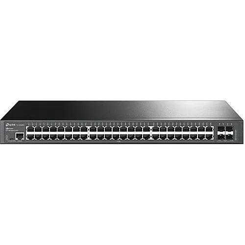 TP-Link SG3452X Omada Access Plus 48-Port Gigabit L2+ Managed Switch with (4) 10GE SFP+ Slots, Black