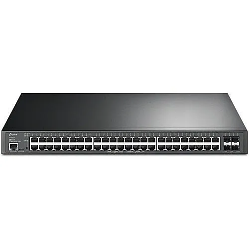 TP-Link SG3452XP Omada Access Plus 48-Port Gigabit and 4-Port 10GE SFP+ L2+ Managed Switch with 48-Port PoE+