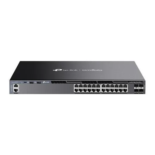 TP-Link SG6428X Omada Campus 24-Port Gigabit Stackable L3 Managed Switch with (4) 10G Slots