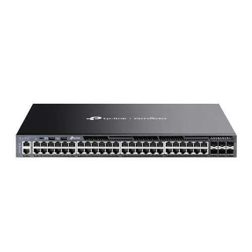 TP-Link SG6654X Omada Campus 48-Port Gigabit Stackable L3 Managed Switch with (6) 10G Slots