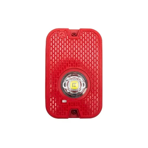 System Sensor SGRKLED L-Series Outdoor Compact Wall-Mounted LED Strobe, "FIRE", Red