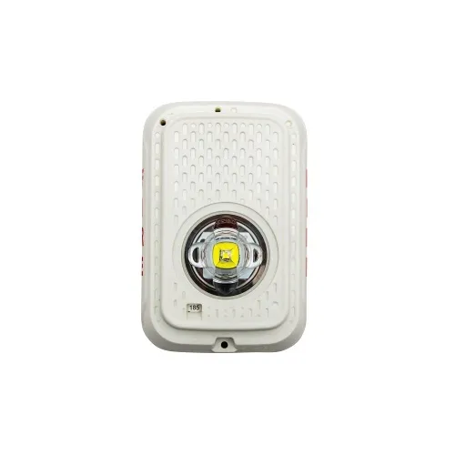 System Sensor SGWLED Series Compact Wall Strobe with LED, FIRE Label, White