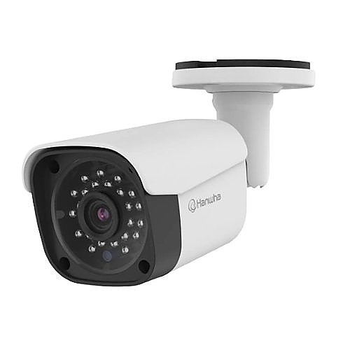 Hanwha ACO-6020R Wisenet Series 2MP IR Bullet Camera, 3.6mm Fixed Focal Lens, IP67, IK10, White