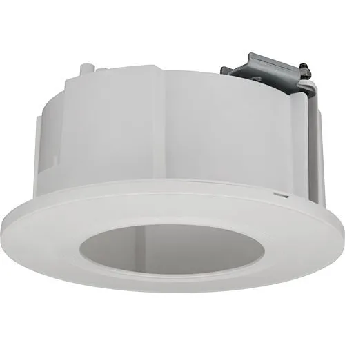 Hanwha SHD-1408FW In-Ceiling Flush Mount for Select XNV, QNV, PND and HCV Series Cameras, White