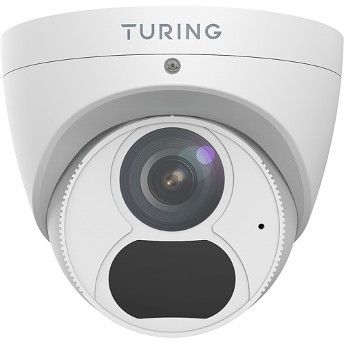 Turing Video TP-MED4M28 SMART Series TwilightVision 4MP IR Turret IP Camera, 2.8mm Lens, White