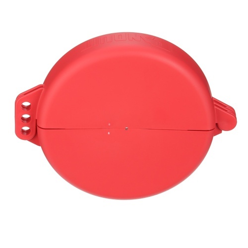 Panduit PSL-V6A Gate Valve Lockout Device, 2x7", Polypropylene, Red