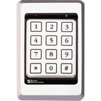 Essex SKE-34S 12-Pad 3x4 Keyless Keypad Access Device, Stainless-Steel Bezel