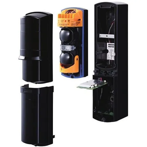 Optex SL-100TNR Indoor/Outdoor Hybrid Battery-Powered PIR Sensor, 100' Range