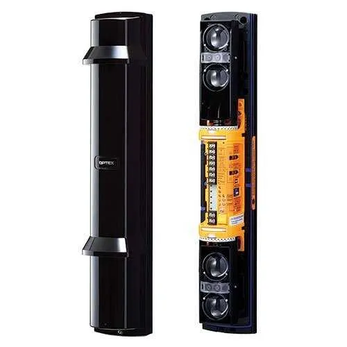 Optex SL-200QDP SmartLine Advanced Outdoor Photoelectric Quad-Beam Detector, 200' Range