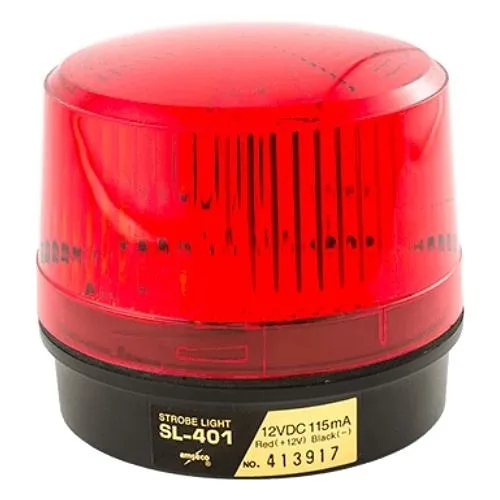 Mircom SL-401 Strobe, 12VDC, Clear Lens