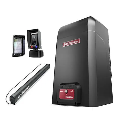 LiftMaster SL3000UL 1/2 and HP AC High Traffic Commercial Slide Gate Operators for Gates 50' and 2,000 lbs
