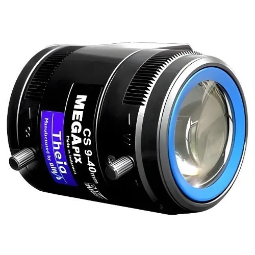 Theia SL940A 1/3" F1.5 DC Varifocal Lens, 9-40mm, CS Mount, Black