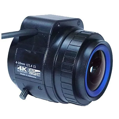 Hanwha SLA-T-M410DN 12MP DC-Iris Lens, 4-10mm Varifocal Lens, Compatible with XNB-6005/8000 and PNB-A9001 Cameras