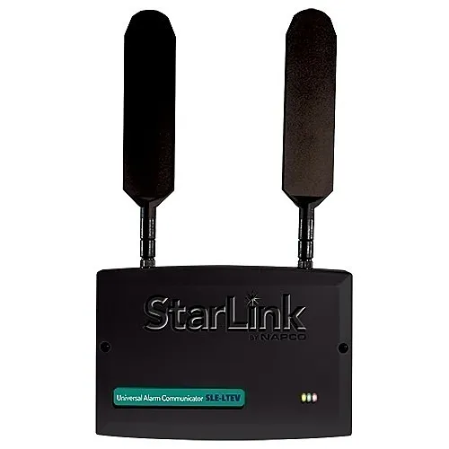 Napco SLE-LTEV-8D StarLink Commercial Residential Burglary and Residential Fire Capture Communicator with Plastic Enclosure, Verizon, Black