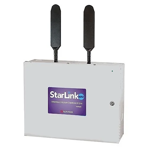 Napco SLE-LTEV-CB-TF StarLink Commercial Burglary Communicator with Metal Enclosure and Plug-In AC Transformer, Verizon, LTE Network