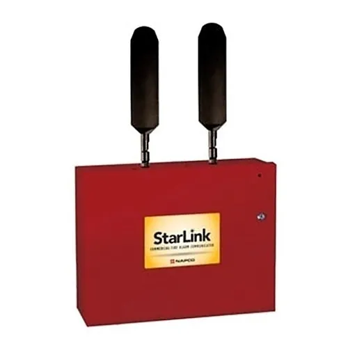 Napco SLE-MAXAI-CFB StarLink Max Fire Dual Path Commercial Fire/Burglar 5G LTE-M Cellular and Wi-Fi Alarm Communicator, Red