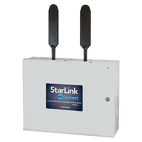 Napco SLE-MAXV-CBTF-C StarLink MAX Connect Mercantile Communicator with Metal Enclosure, Verizon, 5G LTE-M Network