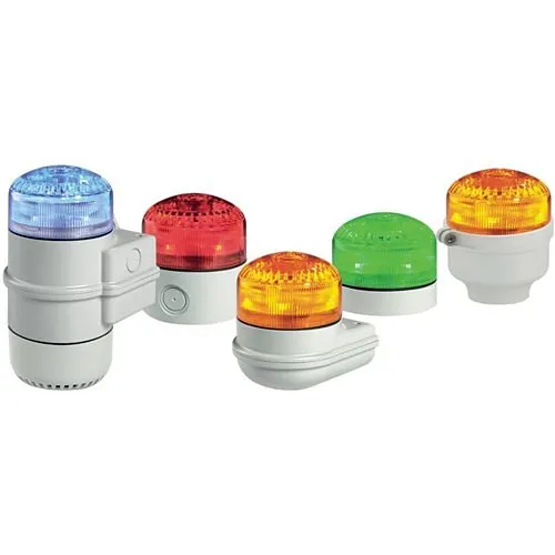 Federal Signal SLM500 StreamLine Modular Multifunctional LED Combination Audible/ Visual Signal, Red