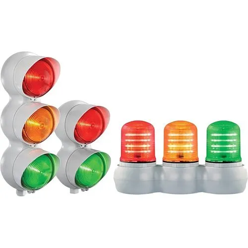 Federal Signal SLMB3 StreamLine Dock Base, 3-Stack, 24VAC/DC, Gray