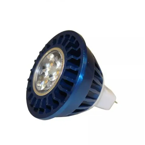 CAST SLMR164XW27 SLC LED MR-16 35W Halogen Equivalent Lamp, 55° Extra Wide 2700K, 299 Lumens, 10-Pack, Blue Lamp Body